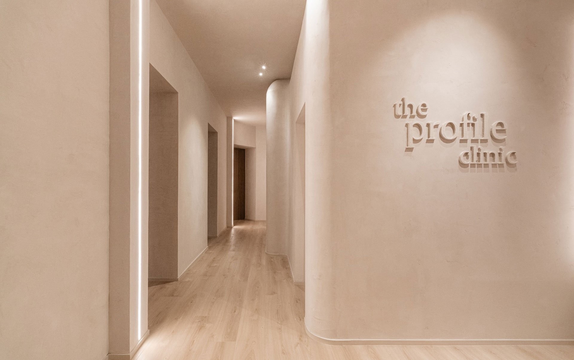 The Profile - Cosmetic Clinic - Architecture and Interior design Origen studio -hero